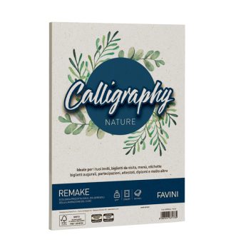 Carta Calligraphy Nature REMAKE A4 50fg 120gr scoglio FAVINI
