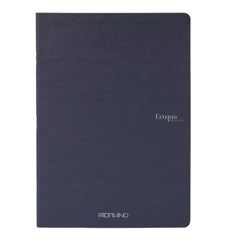 Maxiquaderno A4 38fg+2 90gr 1rigo EcoQua original PM blu scuro Fabriano
