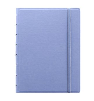 Notebook f.to A5 a righe 56 pag. blu pastello similpelle Filofax