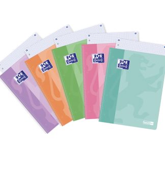 Maxiquad. Spiralato A4+ 4mm120fg 90g colori ass. PastelOn OXFORD