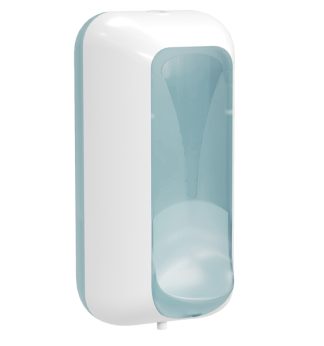 Dispenser sapone liquido 0,55lt bianco azzurro Replast
