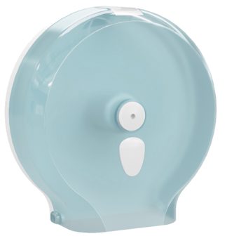 Dispenser carta igienica Maxi Jumbo bianco azzurro Replast
