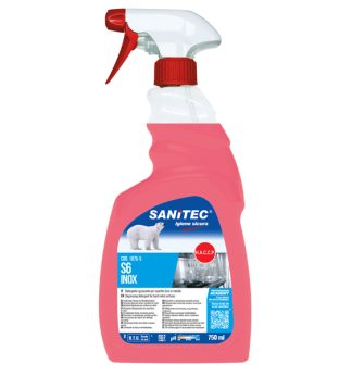Detergente sgrassante per superfici S6 INOX 750ml Sanitec