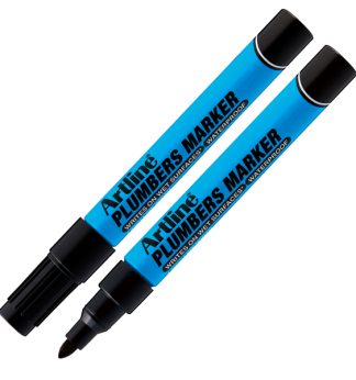 Marcatore permanente speciale per idraulica artline punta 1,5mm tonda nero