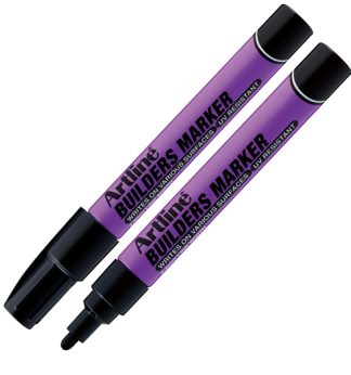 Marcatore permanente speciale per edilizia p. tonda 2,3mm nero artline
