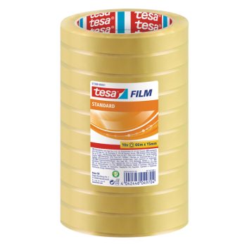 Torre 10 nastri adesivi tesafilm 66mx15mm Tesa