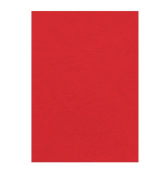 100 Copertine A4 cartoncino groffrato semilpelle 240g rosso Fellowes