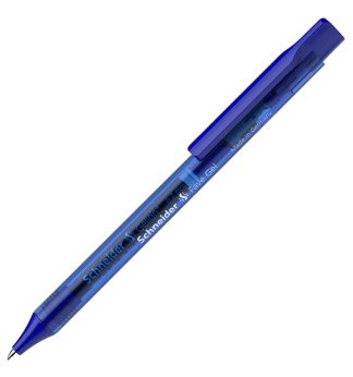 Penna gel a scatto Fave punta 0.7mm blu Schneider