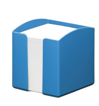 Portamemo ECO Azzurro 100x105x100mm Durable