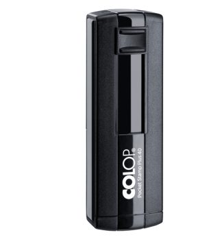 Timbro Pocket Stamp Plus 40 23 x 59 mm - 6 righe autoinchiostrante nero COLOP
