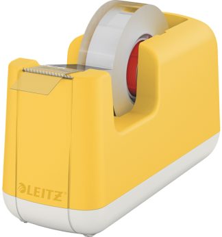 Dispenser per nastro adesivo giallo Cosy Leitz