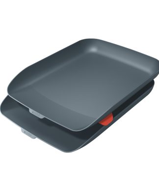 Kit doppia vaschetta portacorrispondenza grigio Cosy Leitz