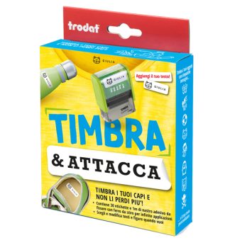 Kit TimbraAttacca per stampa su tessuti ed etichette Trodat