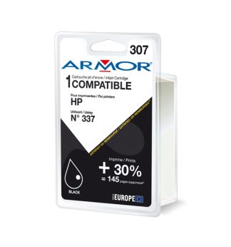 Armor cartuccia Nero PER HP N337 DJ 6980, 6940, 5940, Photosm. C4180 Serie 20ML