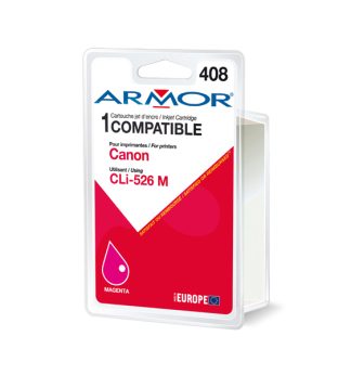 Armor Cartuccia Magenta PER CANONPIXMA IP4850, MG5150, MG5250, MG6150, MG8150