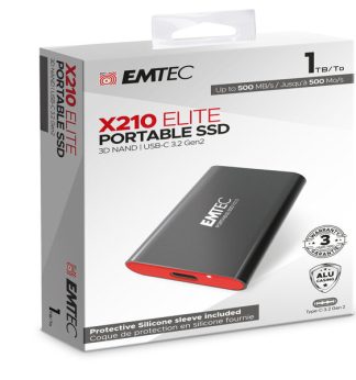 Emtec X210 External 1024G con Cover protettiva in silicone