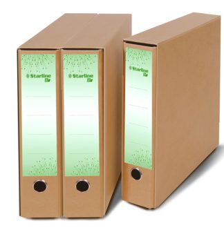 Registratore protocollo dorso 5cm avana ECO STARLINE