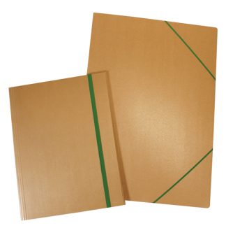 Cartella con elastico 50x70cm in cartoncino avana ECO Starline