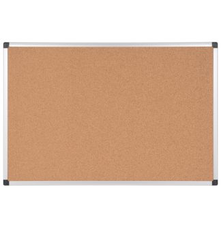 Lavagna sughero 45x60cm cornice alluminio Starline
