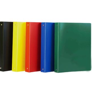 Raccoglitore in PP 22x30cm 4 anelli D.30mm mix 3 colori Eco Starline