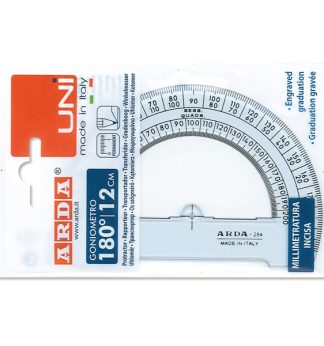 GONIOMETRO UNI ARDA 180° 12CM