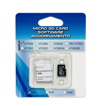 MICRO SD CARD aggiornamento 100/200€ per verificabanconote HT7000