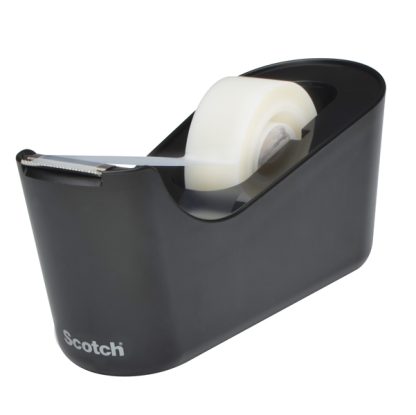 Dispenser da Tavolo C18  Nero + 1 rotolo di nastro adesivo Scotch Magic™ 19x33