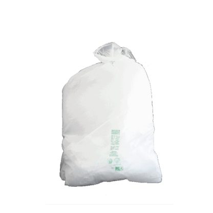 20 Sacchi BIO bianchi 70x110cm 110Lt 20µ Rolsac