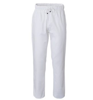 Pantalone da cuoco Plutone Tg. S bianco