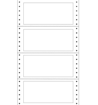 Scatola 400 etichette adesive in modulo 140x60mm TT951 per passaggi proprieta'