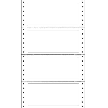 Scatola 400 etichette adesive in modulo 140x60mm TT951 per passaggi proprieta'