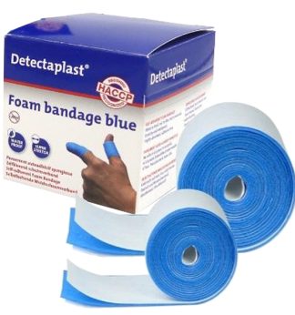 Bendaggio coesivo blu per HACCP Detectaplast 6x450cm
