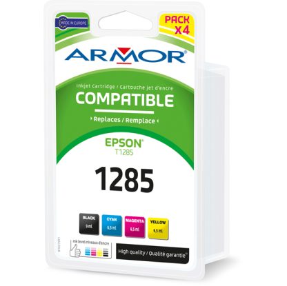Armor Conf. Multiola 4 Cartucce T1281 C/EPSON STYLUS S22 SX125 (1BK 2C/M/Y)