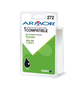 Armor Cartuccia Nero PER EPSONSTYLUS PHOTO R265, R285, R360, RX560, RX585