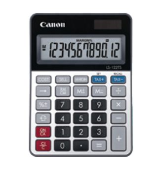 Canon Calcolatrice LS-122TS DBL EMEA GRIGIO