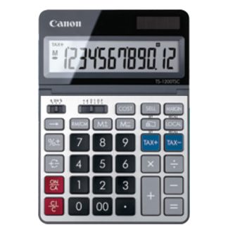 Canon Calcolatrice TS-1200TSC DBL EMEA GRIGIO
