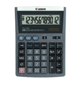 Canon Calcolatrice TX-1210E DBL EMEA GRIGIO