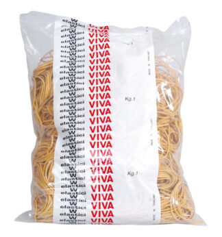 ELASTICO GOMMA GIALLO D.20 SACCO DA 1KG