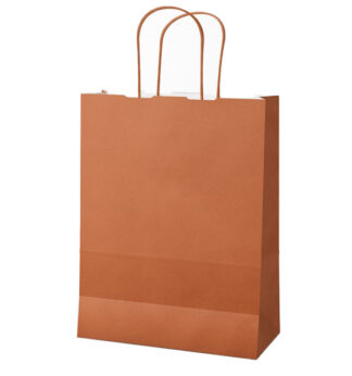 25 shoppers Twisted carta kraft 22x10x29cm terracotta Mainetti Bags
