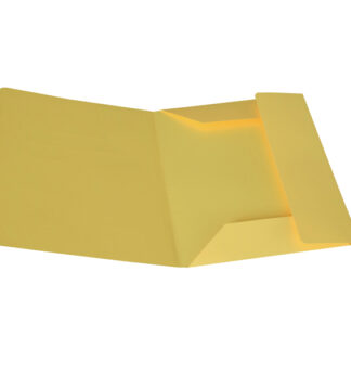 Pack 25 Cartelline 3 Lembi GIALLO SOLE in bristol 200g Starline
