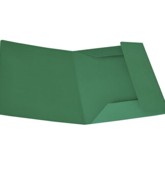 Pack 25 Cartelline 3 Lembi VERDE in bristol 200g Starline