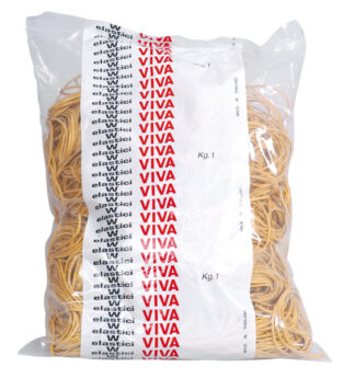 ELASTICO GOMMA GIALLO D.120 SACCO DA 1KG