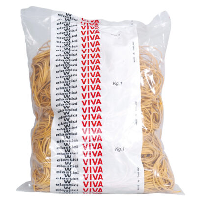 ELASTICO GOMMA GIALLO D.120 SACCO DA 1KG