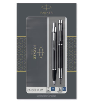 Gift Set sfera M + stilografica M IM Black CT Parker