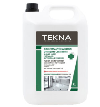 Disinfettante detergente pavimenti concentrato profumato 5lt Tekna