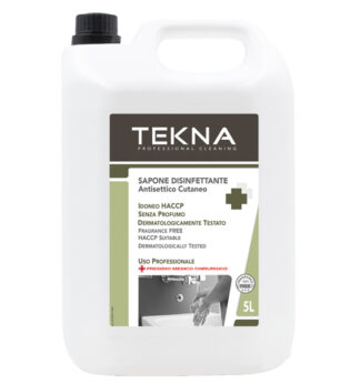 Sapone disinfettante senza profumo 5lt Tekna