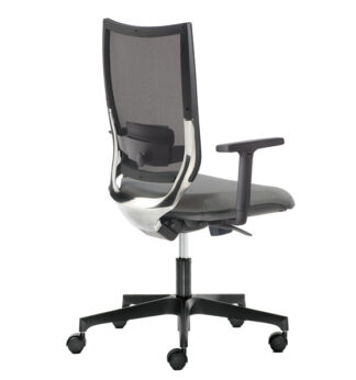 Poltrona semidirezionale Elite concept COTE grigio c/ bracc. regolabili