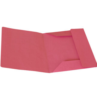 50 cartelline 3 lembi magenta s/stampa 200gr