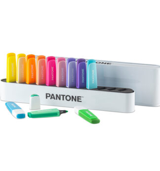 Desk Set 12 evidenziatori colori assortiti Pantone
