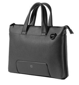 Borsa c/manici espandibile Gate Trended ecopelle dim.41x30x7cm nero InTempo